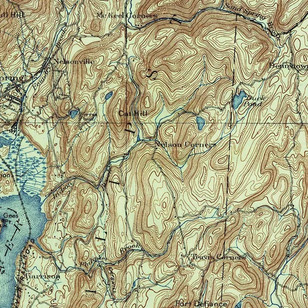 Detail: West Point on its bend in the river