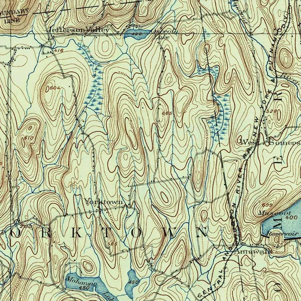 Detail: the Highlands summits west of the river
