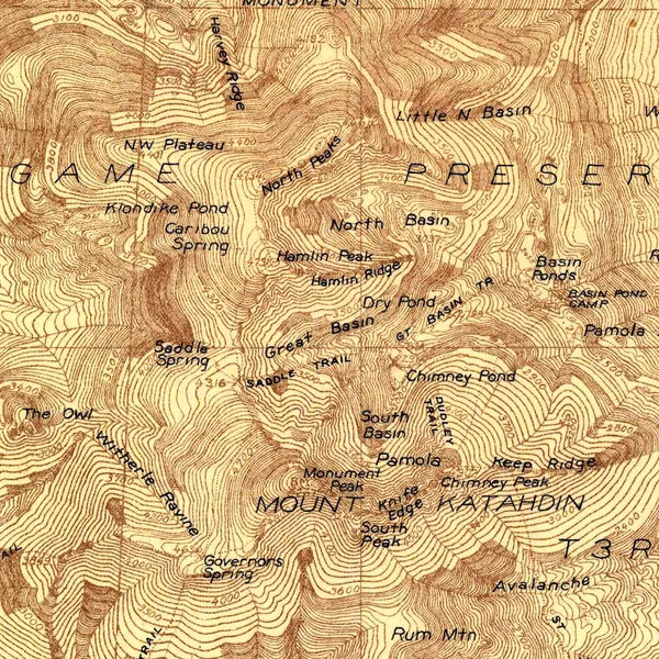 Detail: Baxter Peak and the Knife Edge