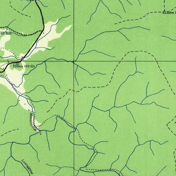 Detail: Hightower Gap and Hawk Mountain